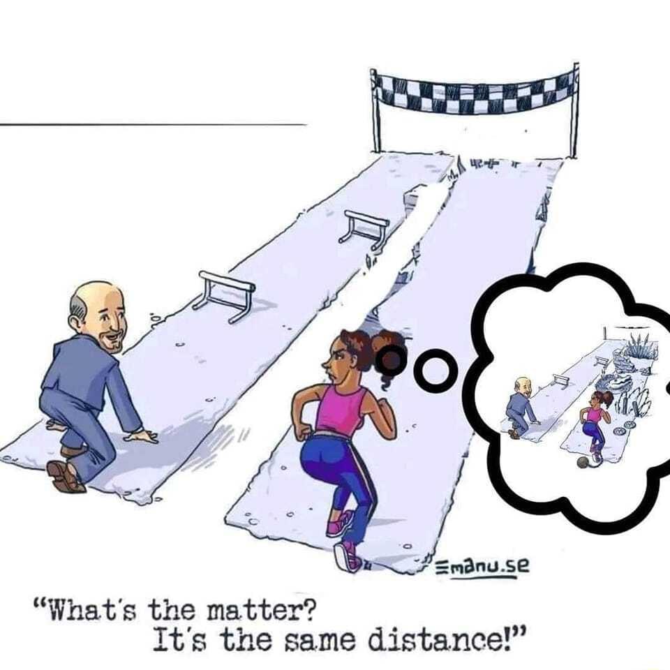 Whats the matter Its the same distance