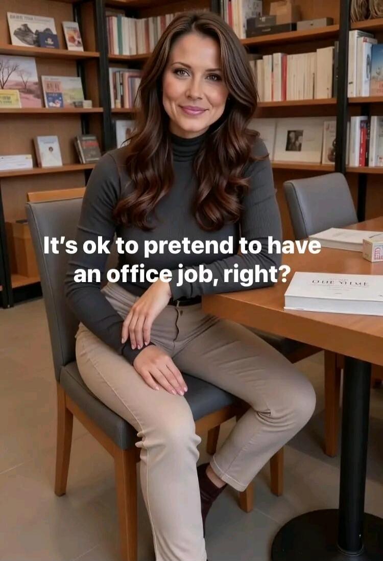 It's ok to pretend to have an office job, right?