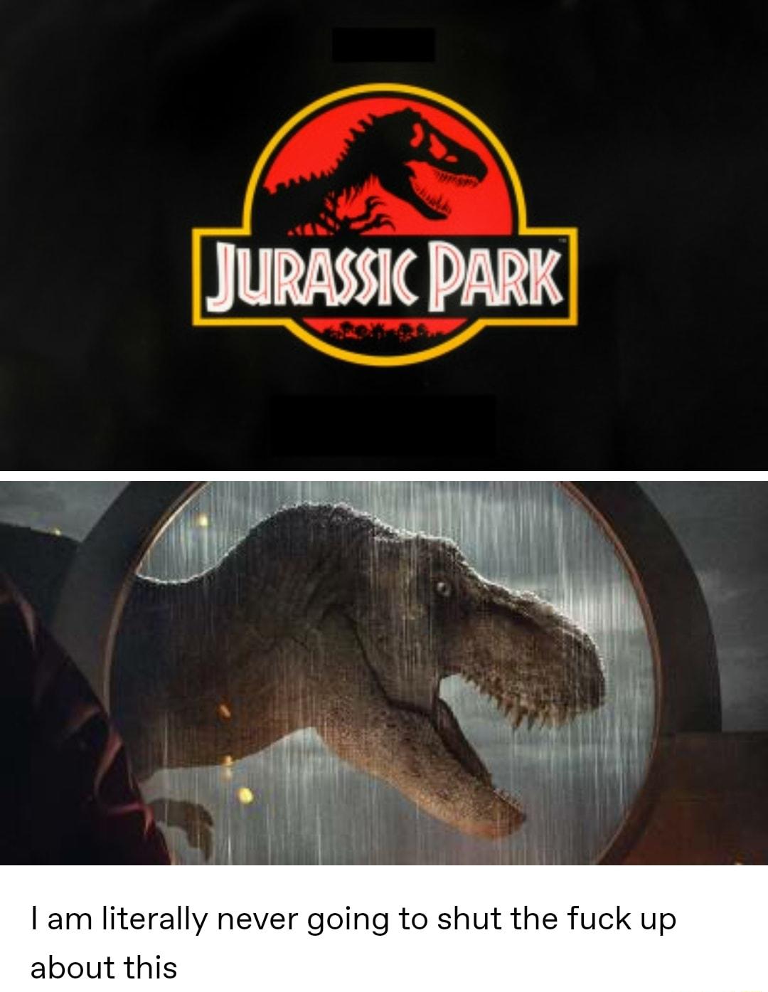 am literally never going to shut the fuck up about this