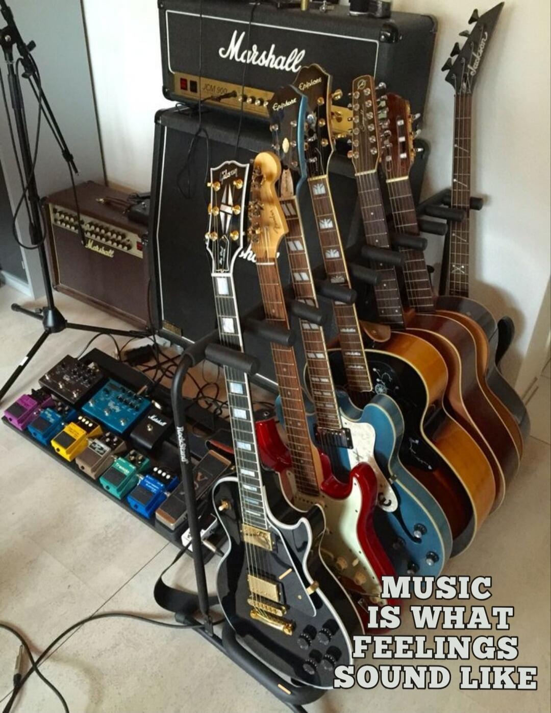 Music is what feelings sound like
Marshall