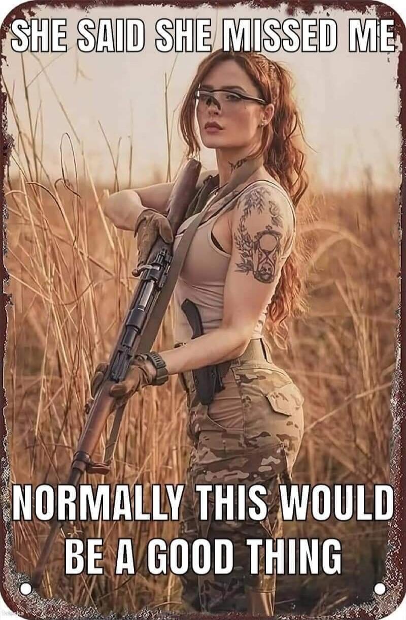 SHE SAID SHE MISSED ME
NORMALLY THIS WOULD BE A GOOD THING