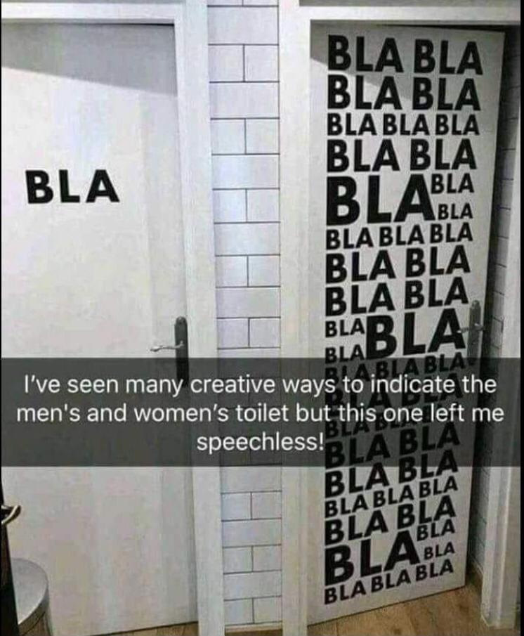 RVRT W E VA VAN o R a o or R 3 1 mens and womens toilet but this one left me speechless