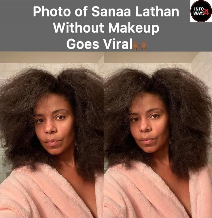 Photo of Sanaa Lathan Without Makeup Goes Viral. INFO WAYS 24.