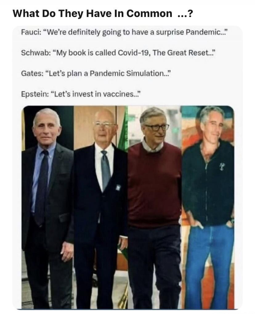 What Do They Have In Common ...? Fauci: 