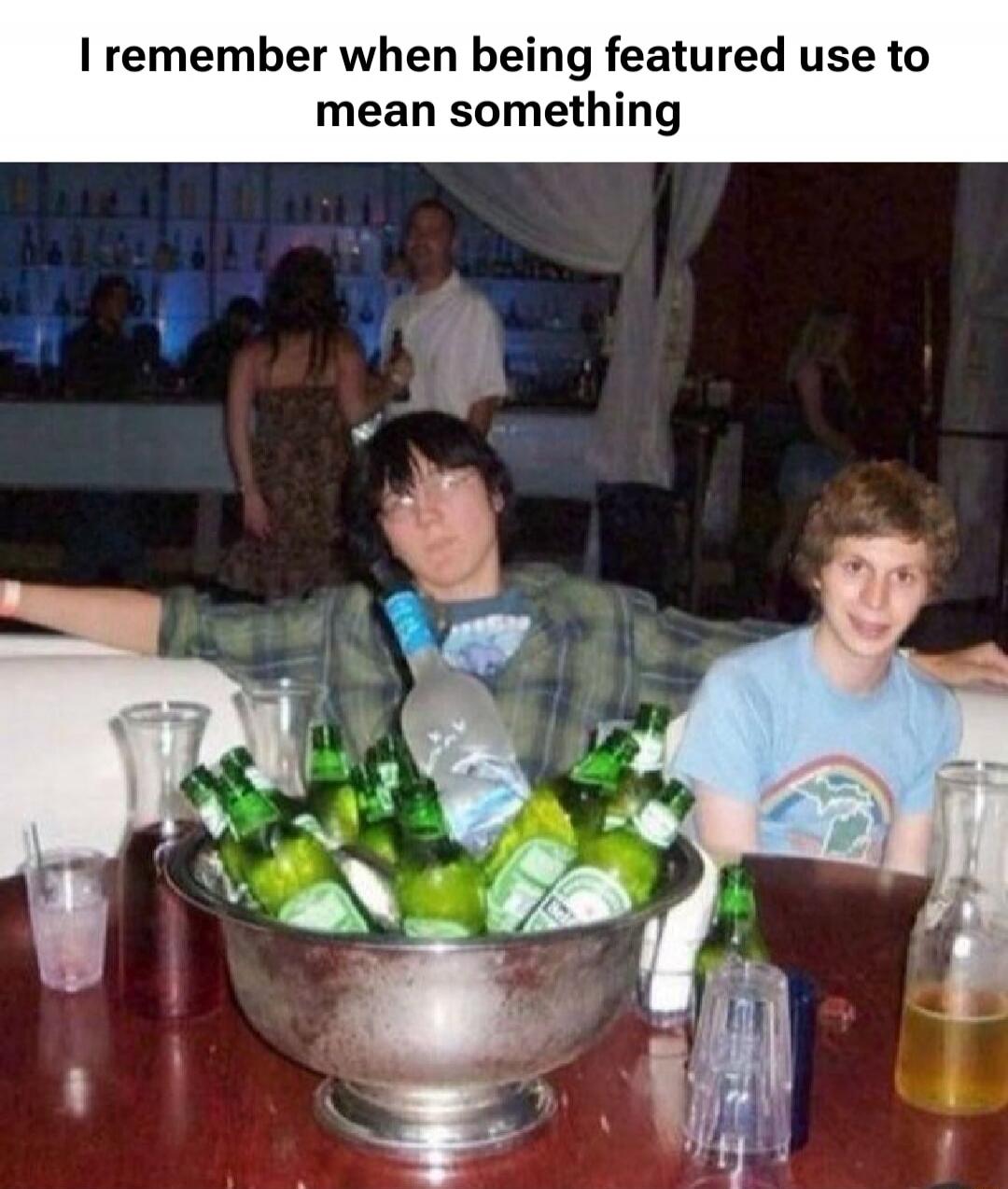 I remember when being featured use to mean something
