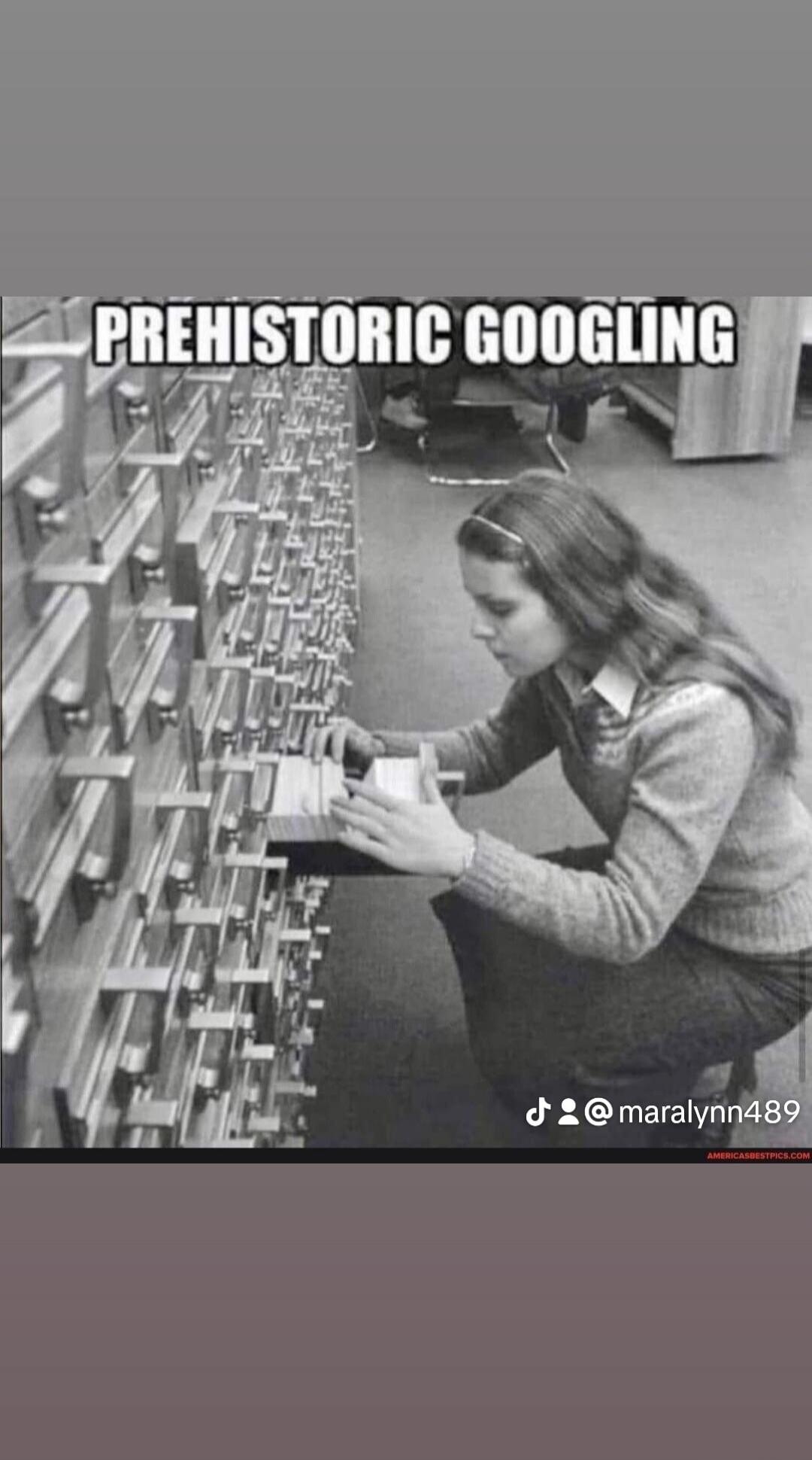 PREHISTORIC GOOGLING