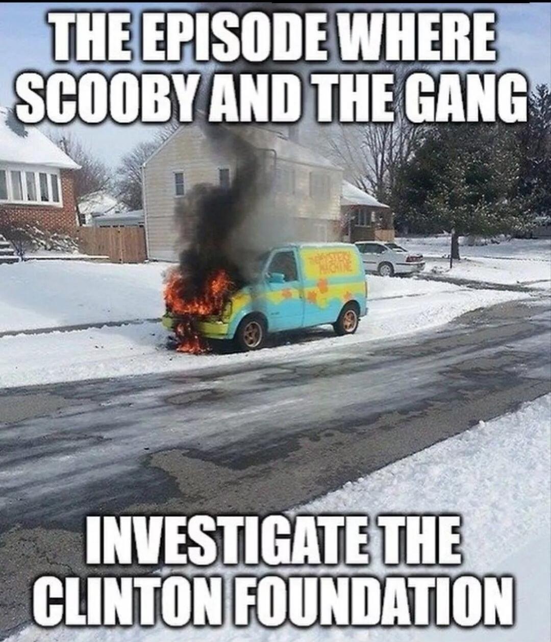 THE EPISODE WHERE SCOOBY AND THE GANG INVESTIGATE THE CLINTON FOUNDATION