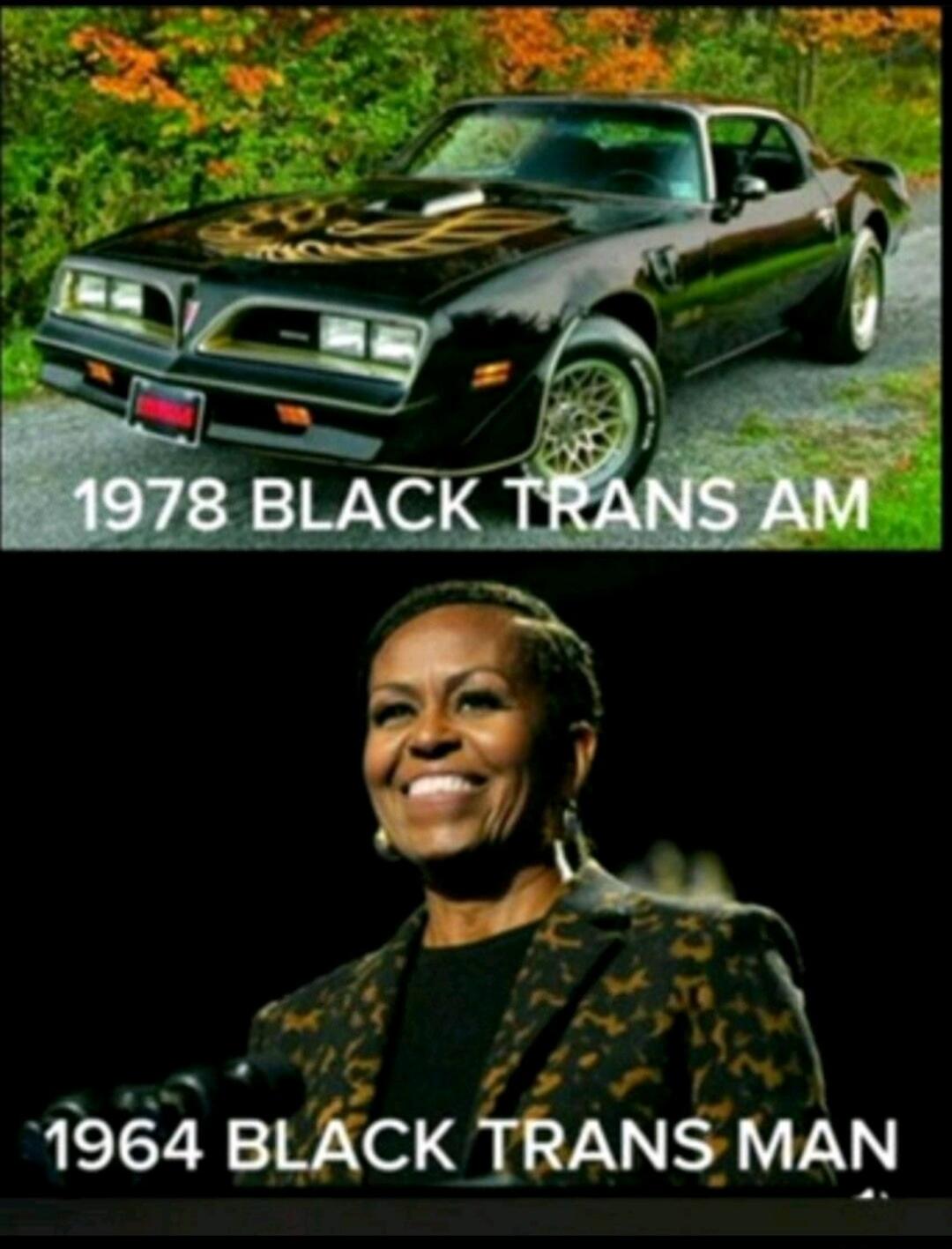 1978 BLACK TRANS AM 1964 BLACK TRANS MAN