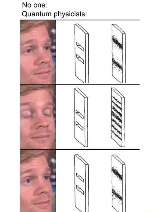 No one Quantum physicists