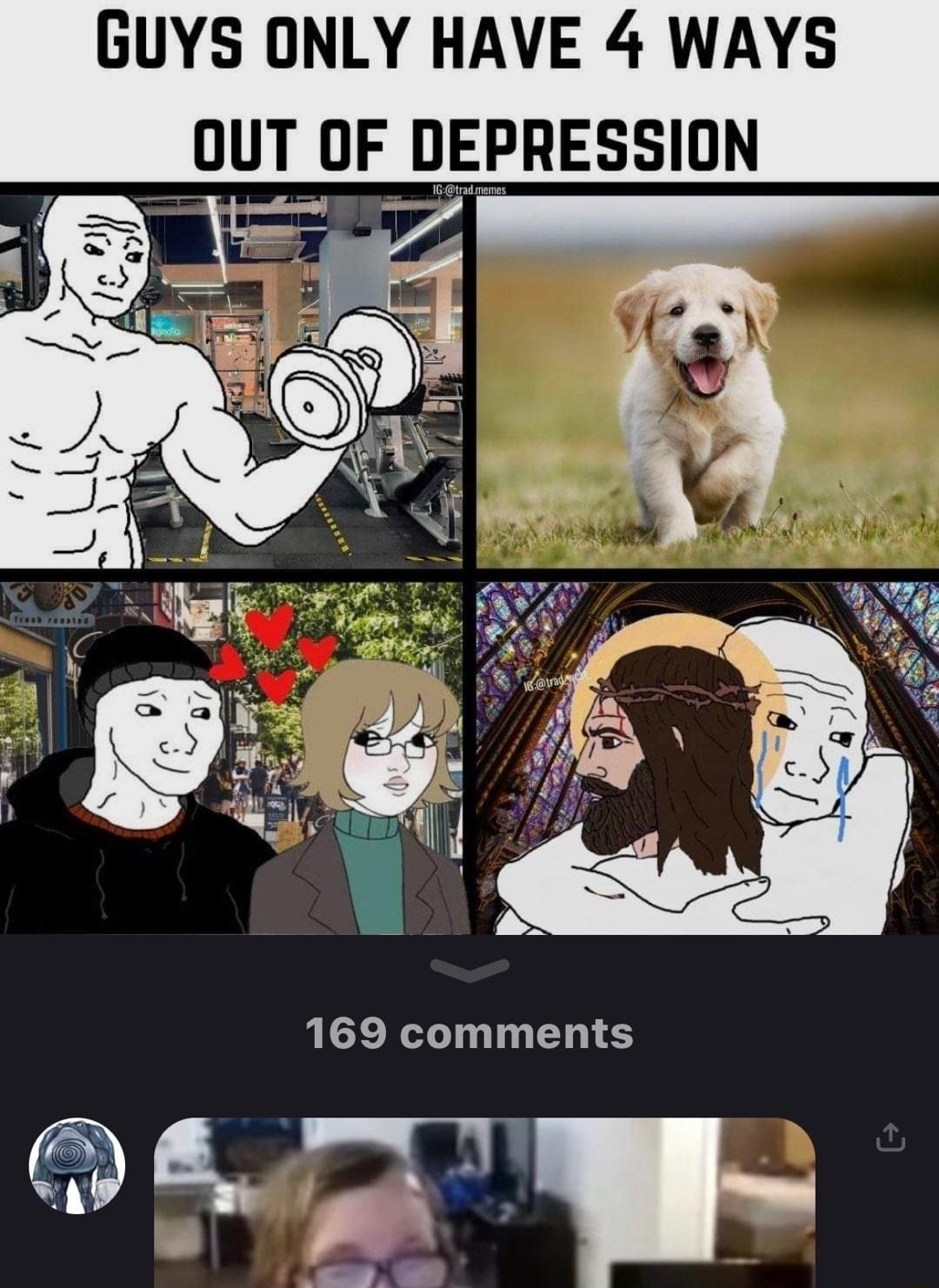 featured g 3asedGodEmperorTrump subscribe GUYS ONLY HAVE 4 WAYS OUT OF DEPRESSION