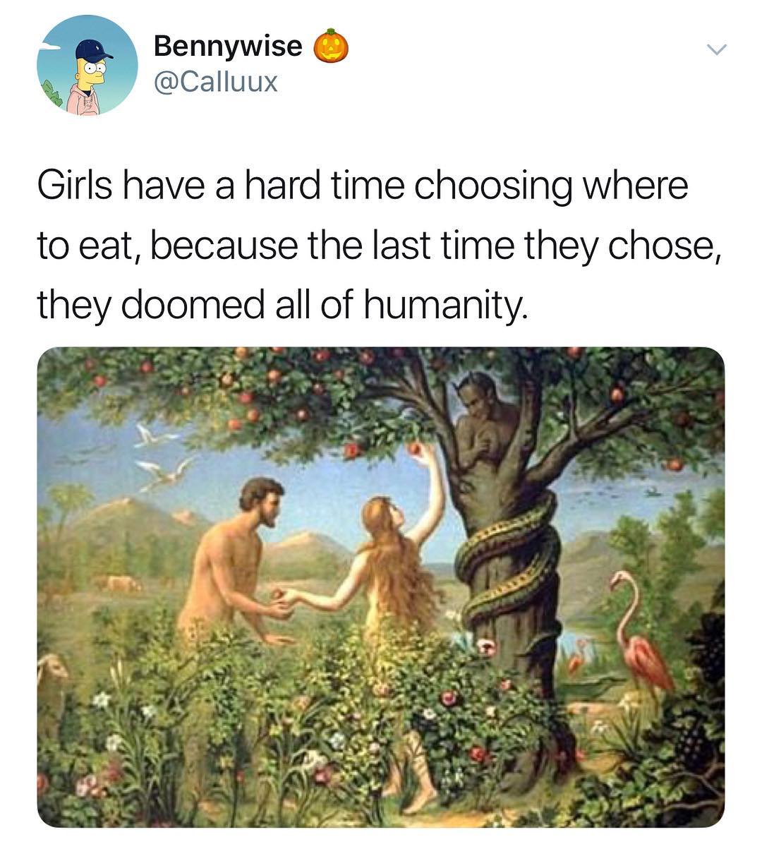 A Bennywise 7 Calluux Girls have a hard time choosing where to eat because the last time they chose they doomed all of humanity