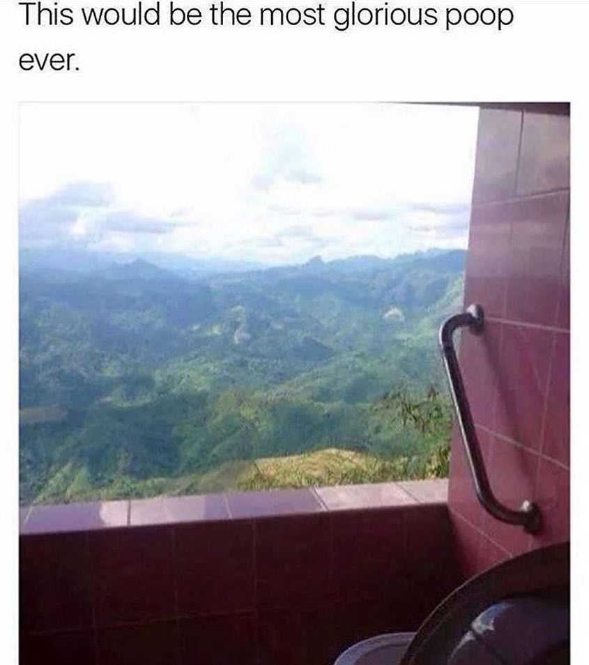 This would be the most glorious poop ever
