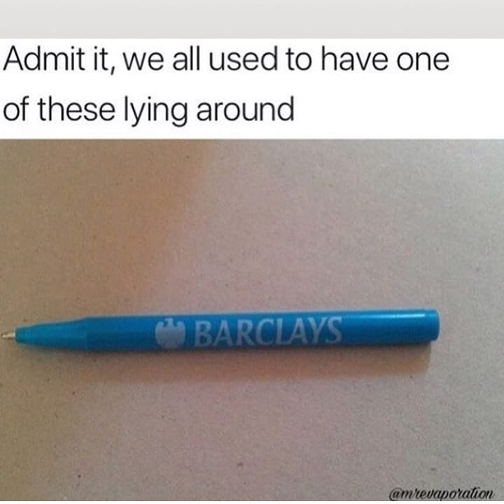 Admit it we all used to have one of these lying around