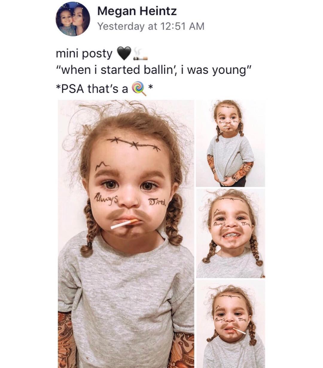 Megan Heintz Yesterday at 1251 AM mini posty _ when i started ballin i was young PSA thats a