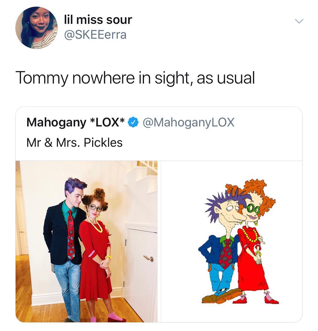 lil miss sour SKEEerra Tommy nowhere in sight as usual Mahogany LOX MahoganyLOX Mr Mrs Pickles