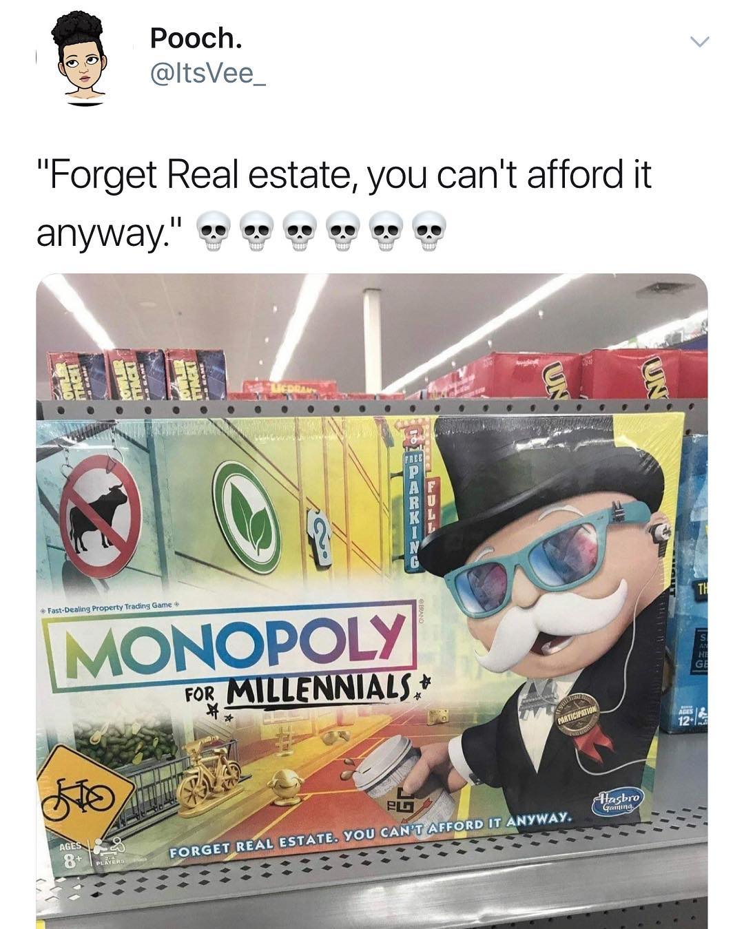Pooch y ltsVee_ Forget Real estate you cant afford it GET RE d o 7 4 TE YOU CA FFORD TG AL AL ESTA