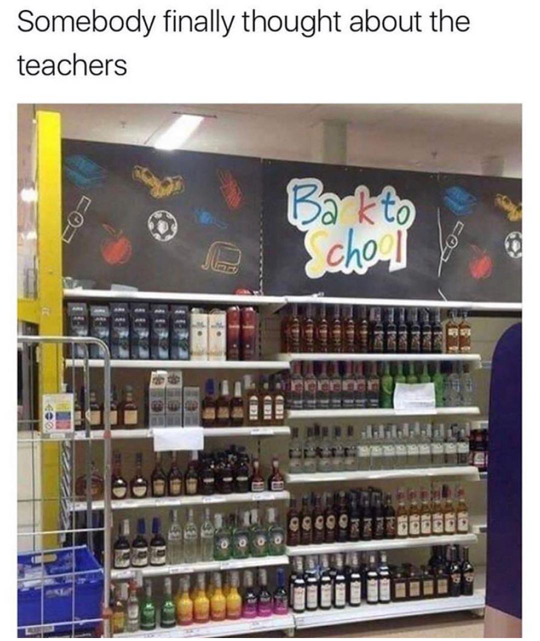 Somebody finally thought about the teachers