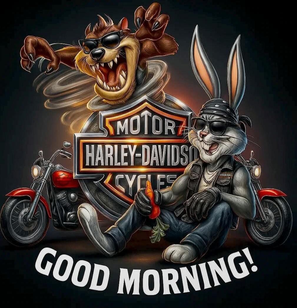 GOOD MORNING!
MOTOR HARLEY-DAVIDSON CYCLES