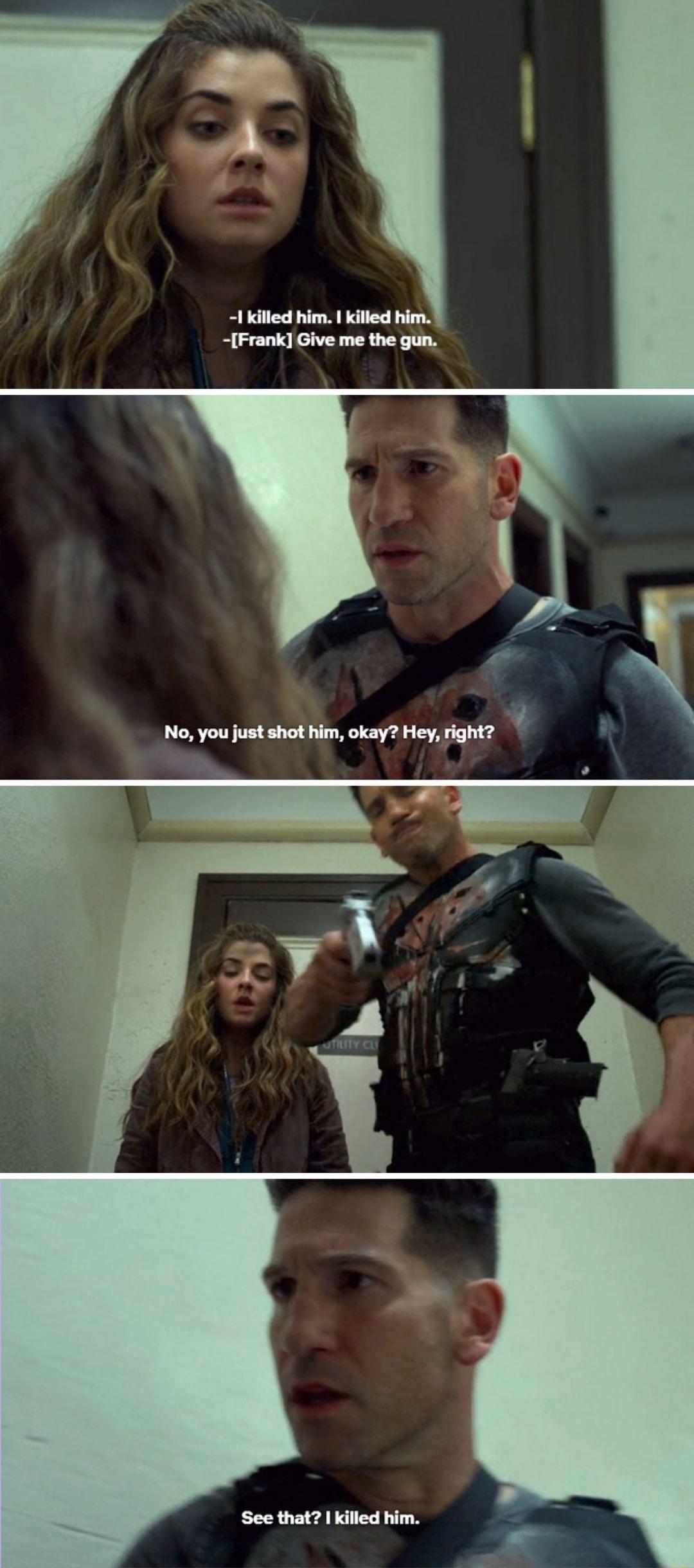 1 killed him killed him Frank Give me the gun No you just shot him okay Hey right v L See that killed him