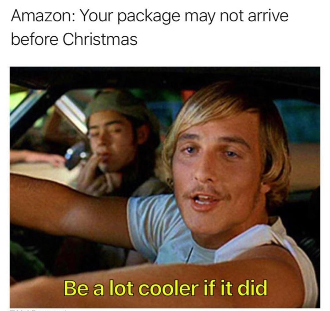 Amazon Your package may not arrive before Christmas