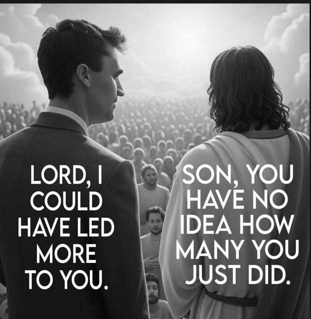 LORD, I COULD HAVE LED MORE TO YOU. SON, YOU HAVE NO IDEA HOW MANY YOU JUST DID.