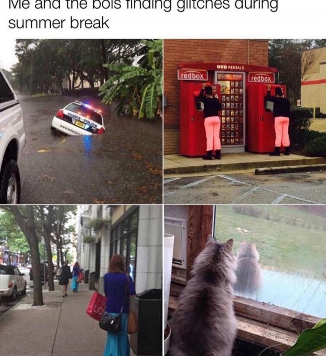 Me and the bois finding glitches during summer break