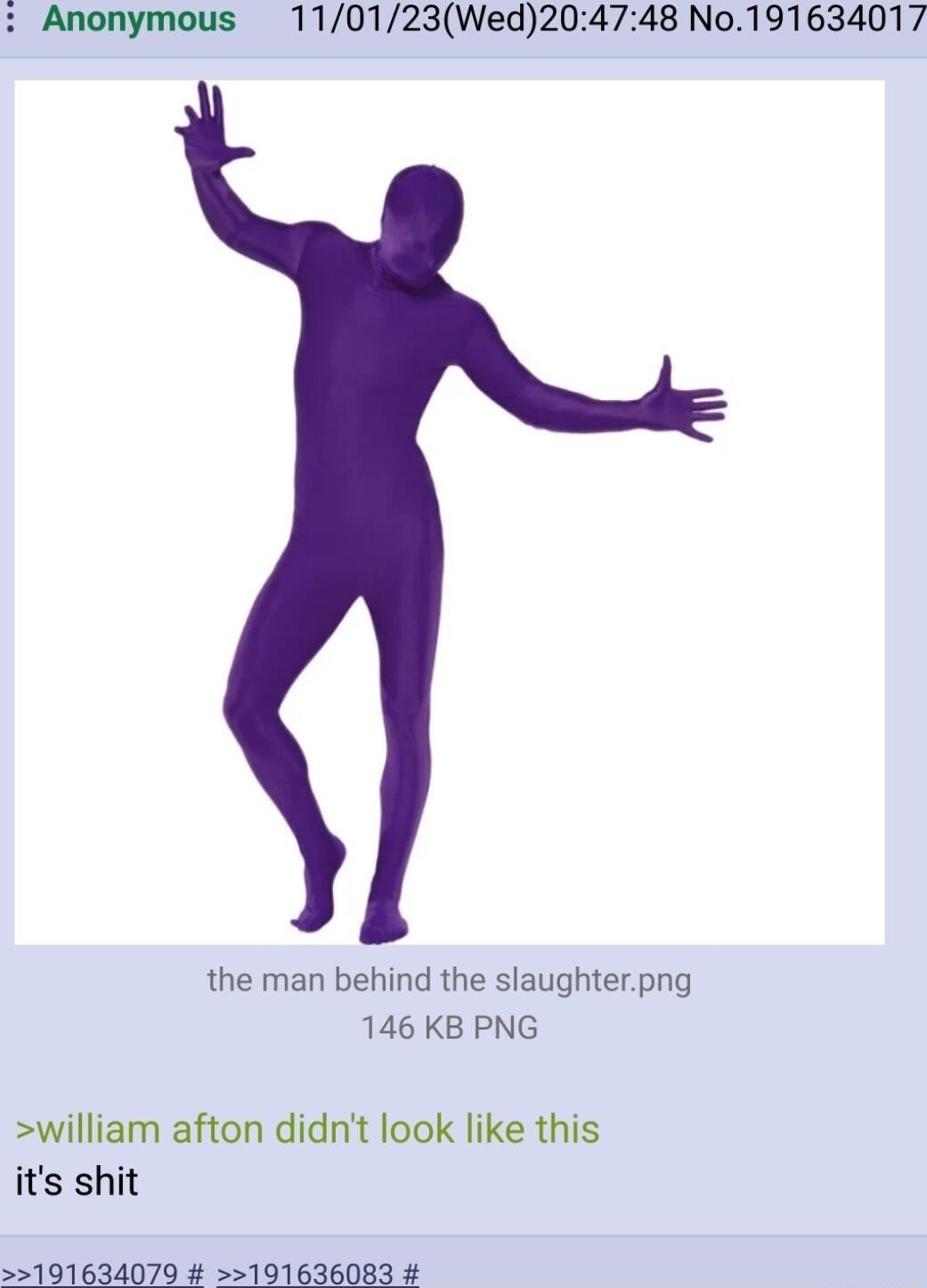 Anonymous 110123Wed204748 No191634017 the man behind the slaughterpng 146 KB PNG william afton didnt look like this its shit 5191634079 191636083