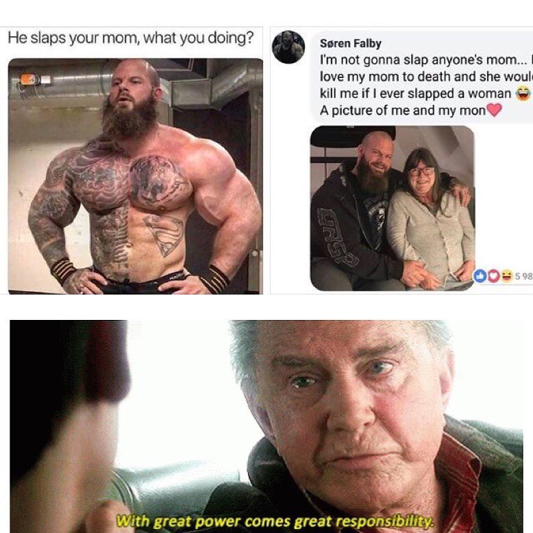 He slaps your mom what you doing Soren Falby Im not gonna slap anyones mom love my mom to death and she woul kill me if ever slapped a woman A picture of me and my mon