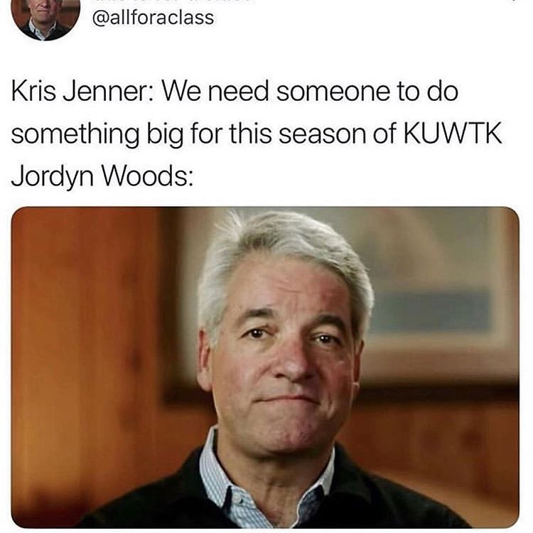 allforaclass Kris Jenner We need someone to do something big for this season of KUWTK Jordyn Woods