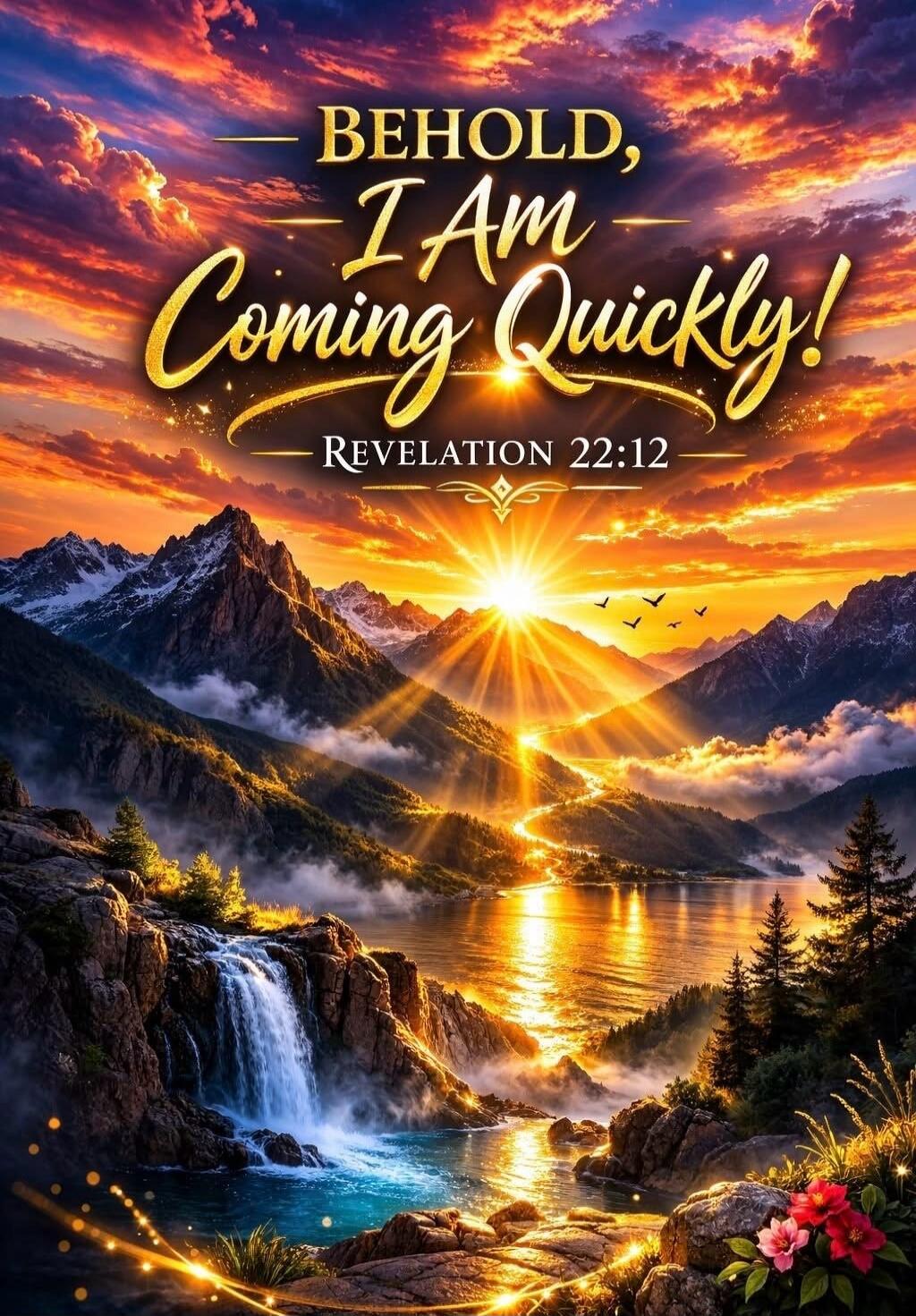 BEHOLD, I AM Coming Quickly! REVELATION 22:12