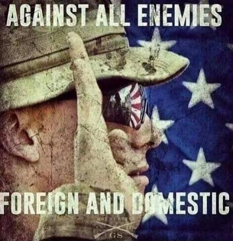 AGAINST ALL ENEMIES
FOREIGN AND DOMESTIC
