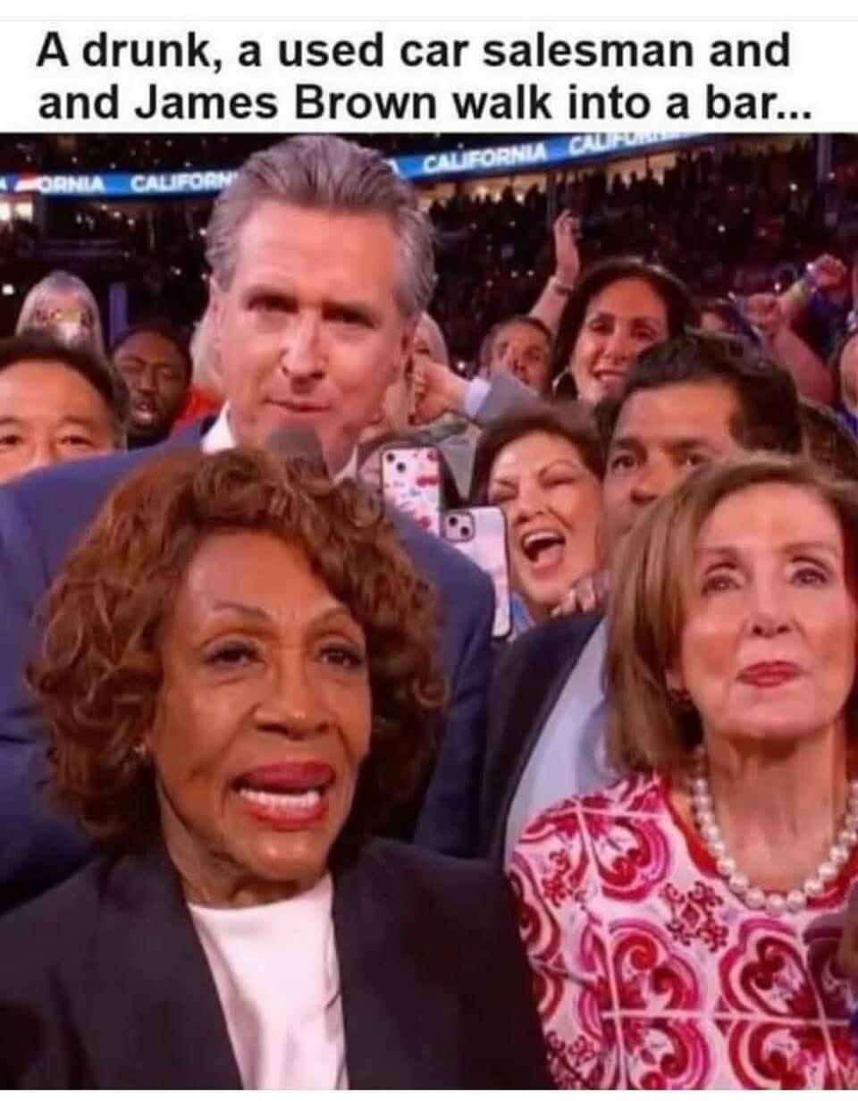 A drunk, a used car salesman and James Brown walk into a bar...