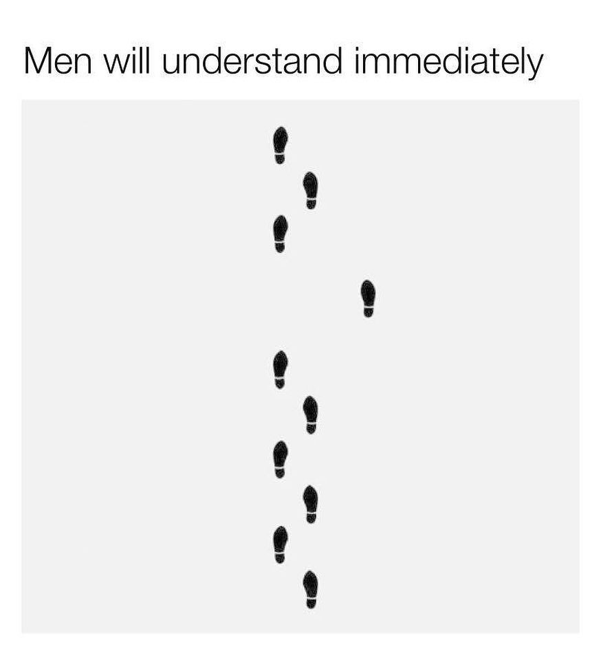 Men will understand immediately