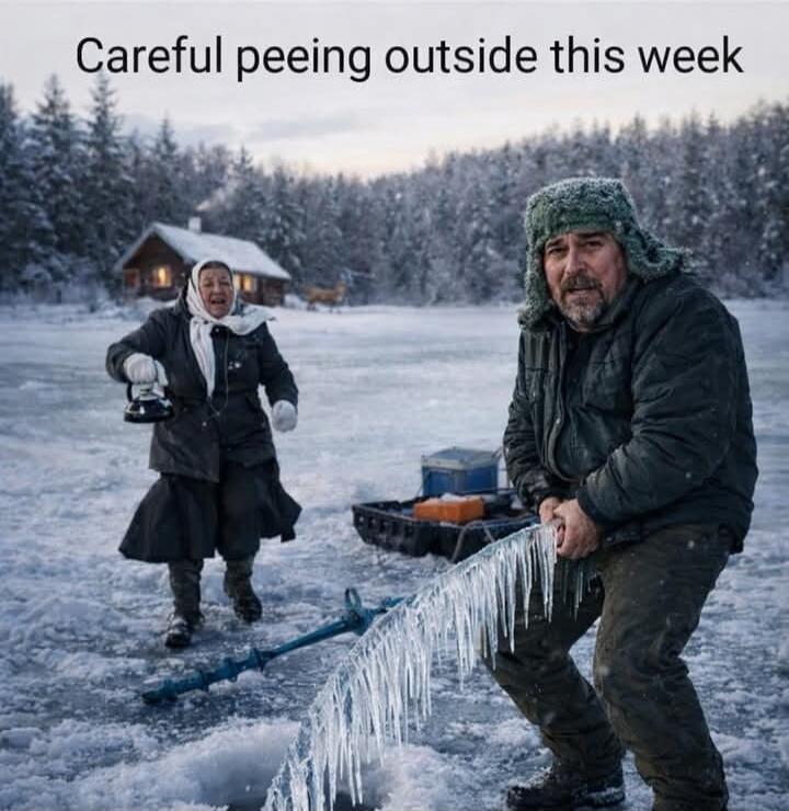 Careful peeing outside this week