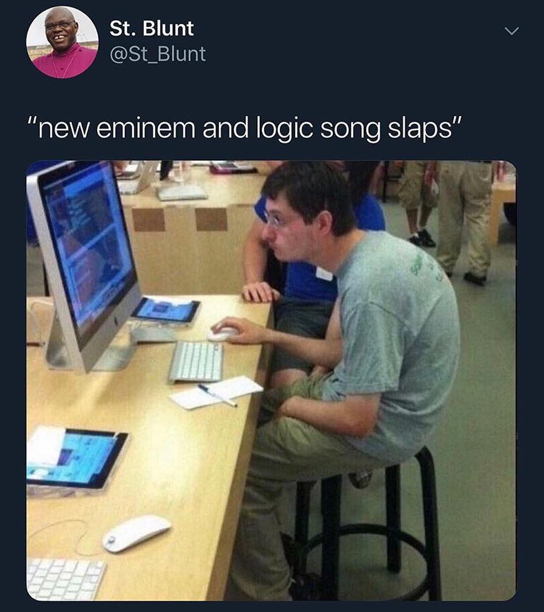 St Blunt St_Blunt new eminem and logic song slaps