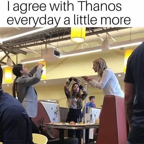 agree with Thanos