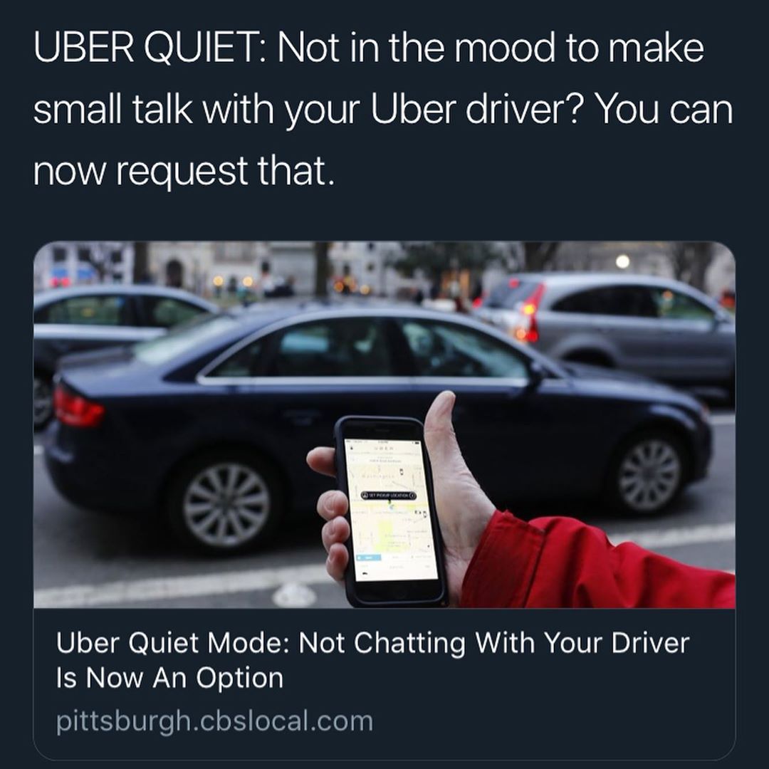 UBER QUIET Not in the mood to make SEIRE QiR V Ul o STl ra eURerTol now request that U TTIUIY Vi oTo CHNN o s X et le MM e eI l D g1 Y1 Is Now An Option o114 o0 o g Wi o1 oe WeToTu