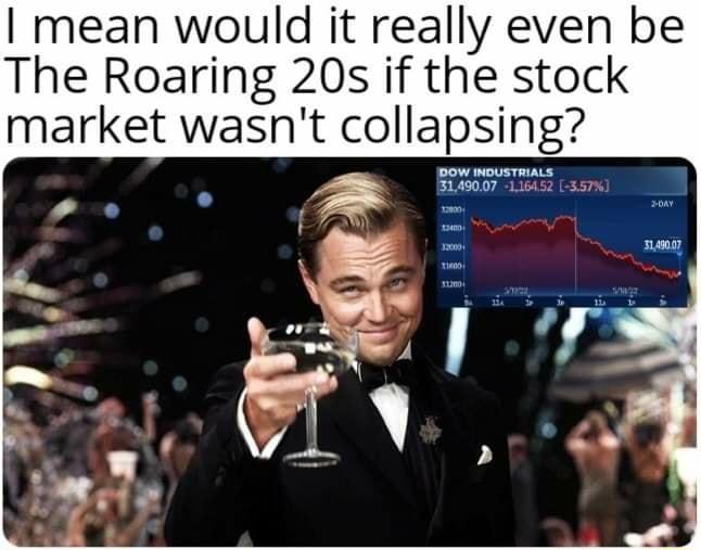 mean would it really even be The Roaring 20s if the stock market wasnt collapsing Bow mousTRIALS S 3149007 LIGA52 357 P o ar 5 o ii000