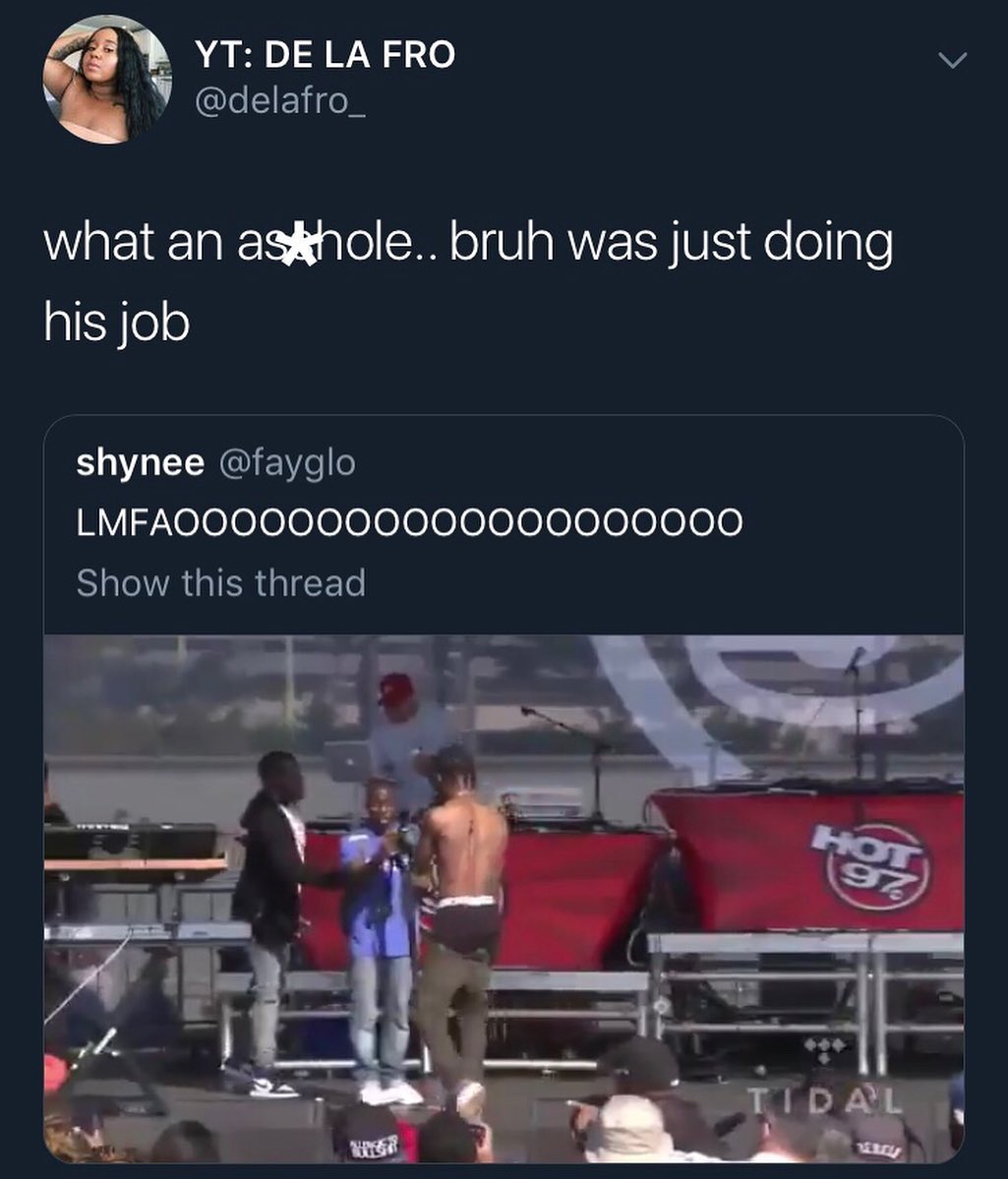 YT DE LA FRO v y CLLEIE IO WEIEETIEL aleSHN o V s RWEIY V e o gle his job S CIENEUENe o LMFAOOOOOO00000000000000 Show this thread