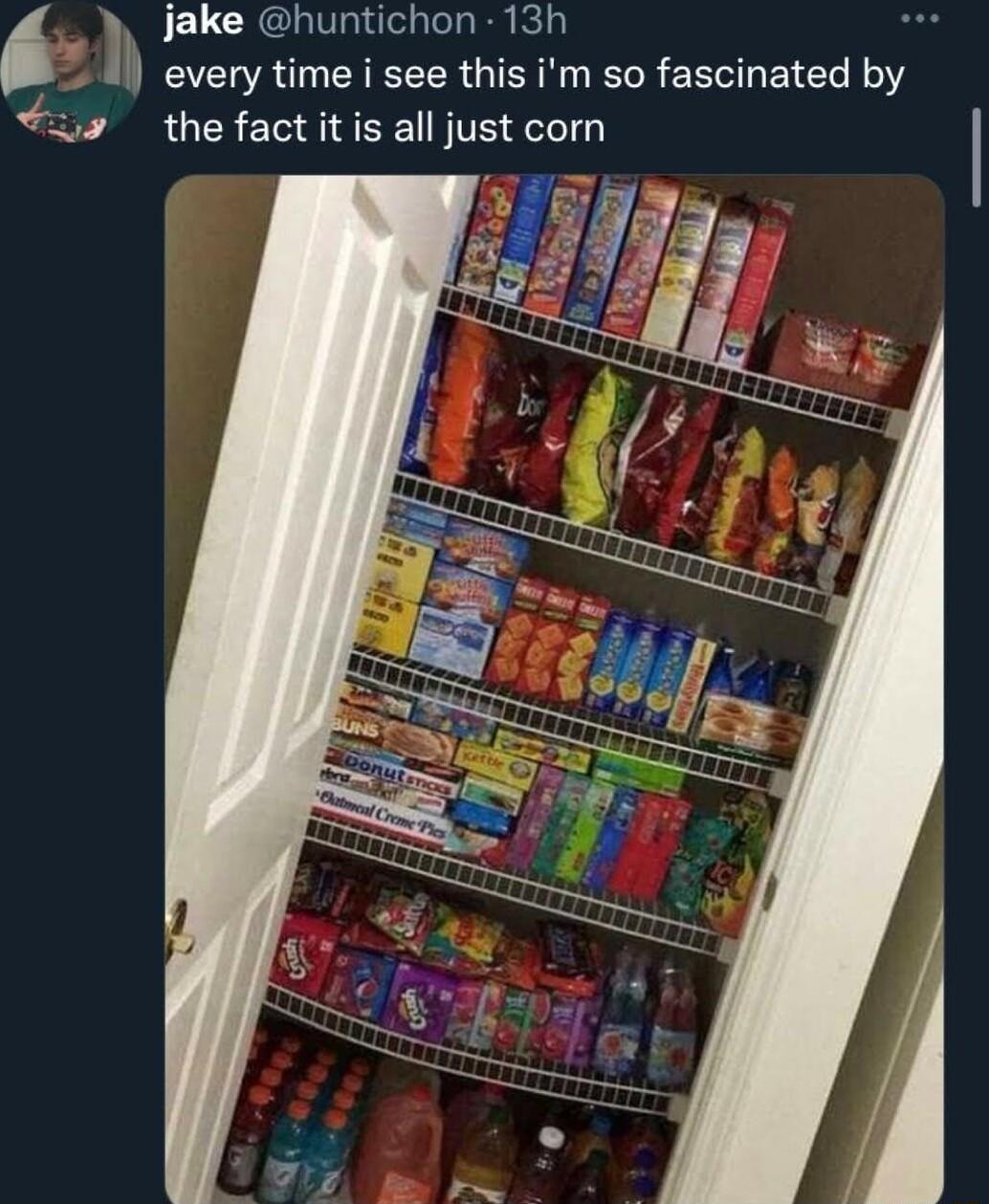 Jake huntichon 13h lh ECATNCEEEER QIR ERVLEIEL Y o thefactitis all just corn