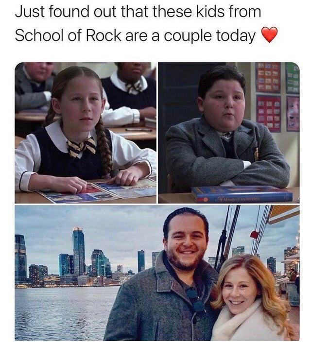 Just found out that these kids from School of Rock are a couple today