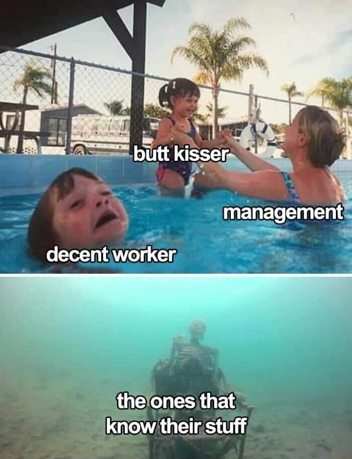 WENERE P decentworker IECHENYER knowtheir stuff