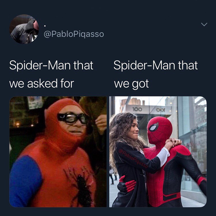 2 A PabloPigasso NSielleIgVETaRIgE Y WEXeled Spider Man that W Cloh ol