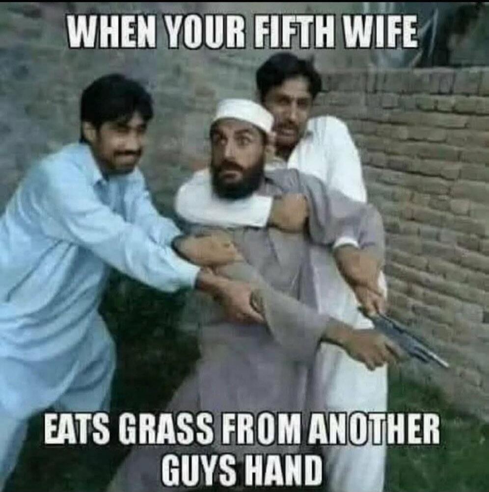 WHEN YOUR FIFTH WIFE EATS GRASS FROM ANOTHER GUYS HAND