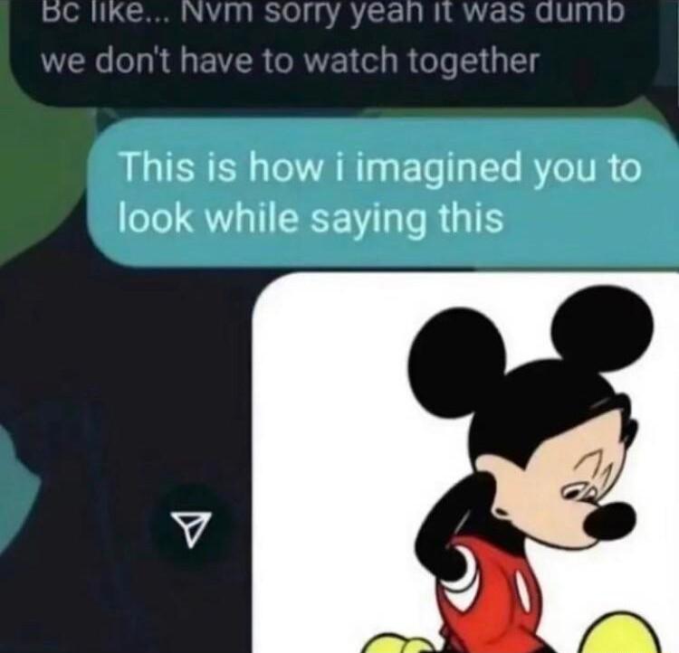 This is how i imagined you to look while saying this