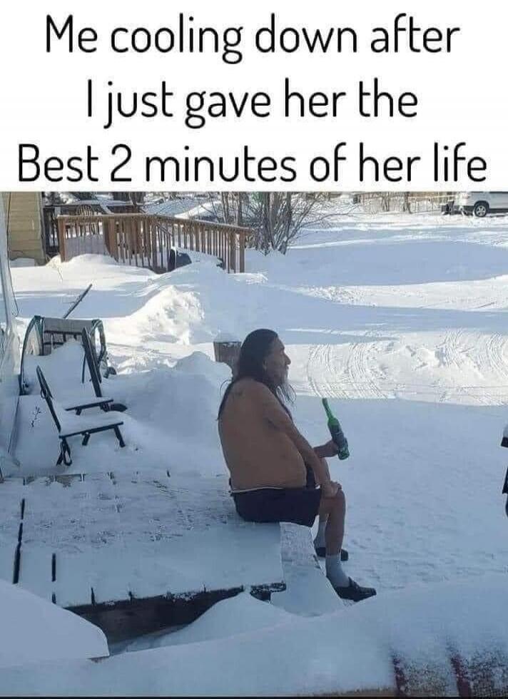 Me cooling down after I just gave her the Best 2 minutes of her life