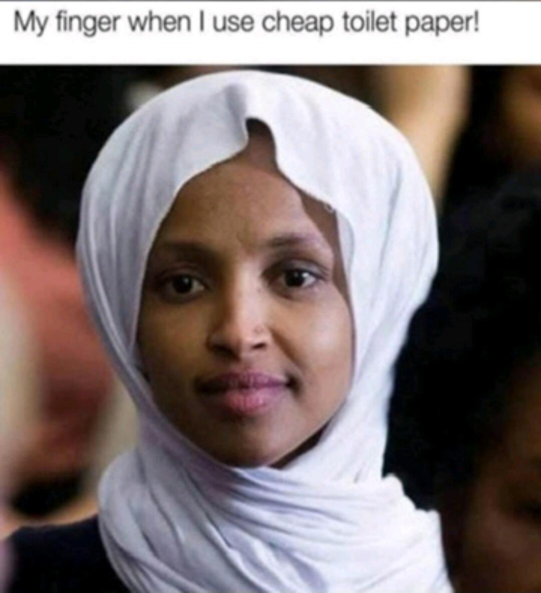 My finger when I use cheap toilet paper!