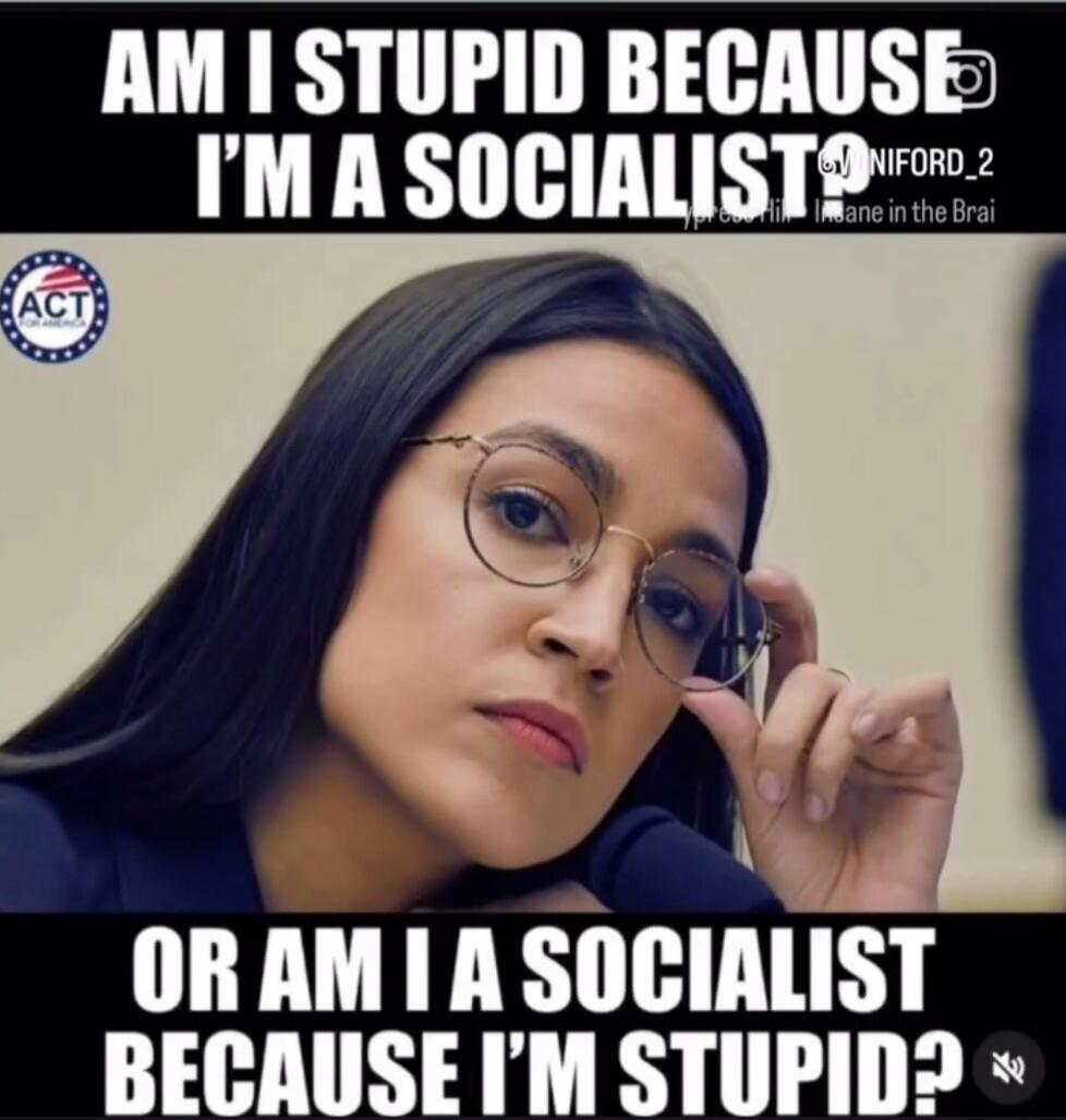 AM I STUPID BECAUSE I'M A SOCIALIST? OR AM I A SOCIALIST BECAUSE I'M STUPID?