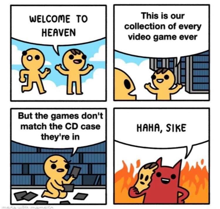 WELCOME TO This is our HEAVEN collection of every video game ever But the games dont match the CD case