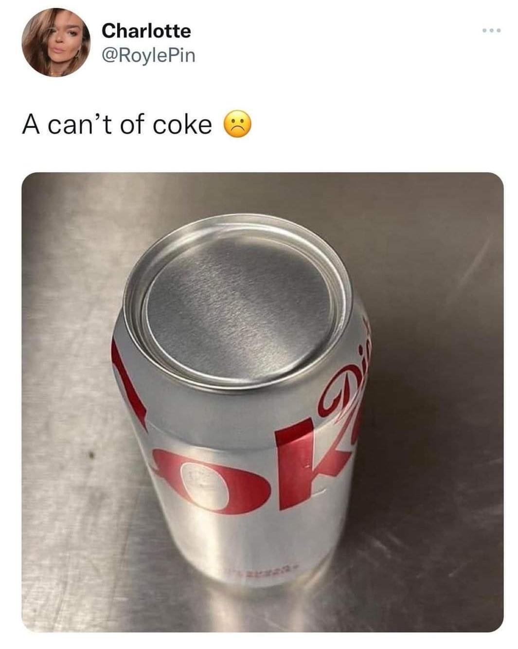 Charlotte RoylePin A cant of coke